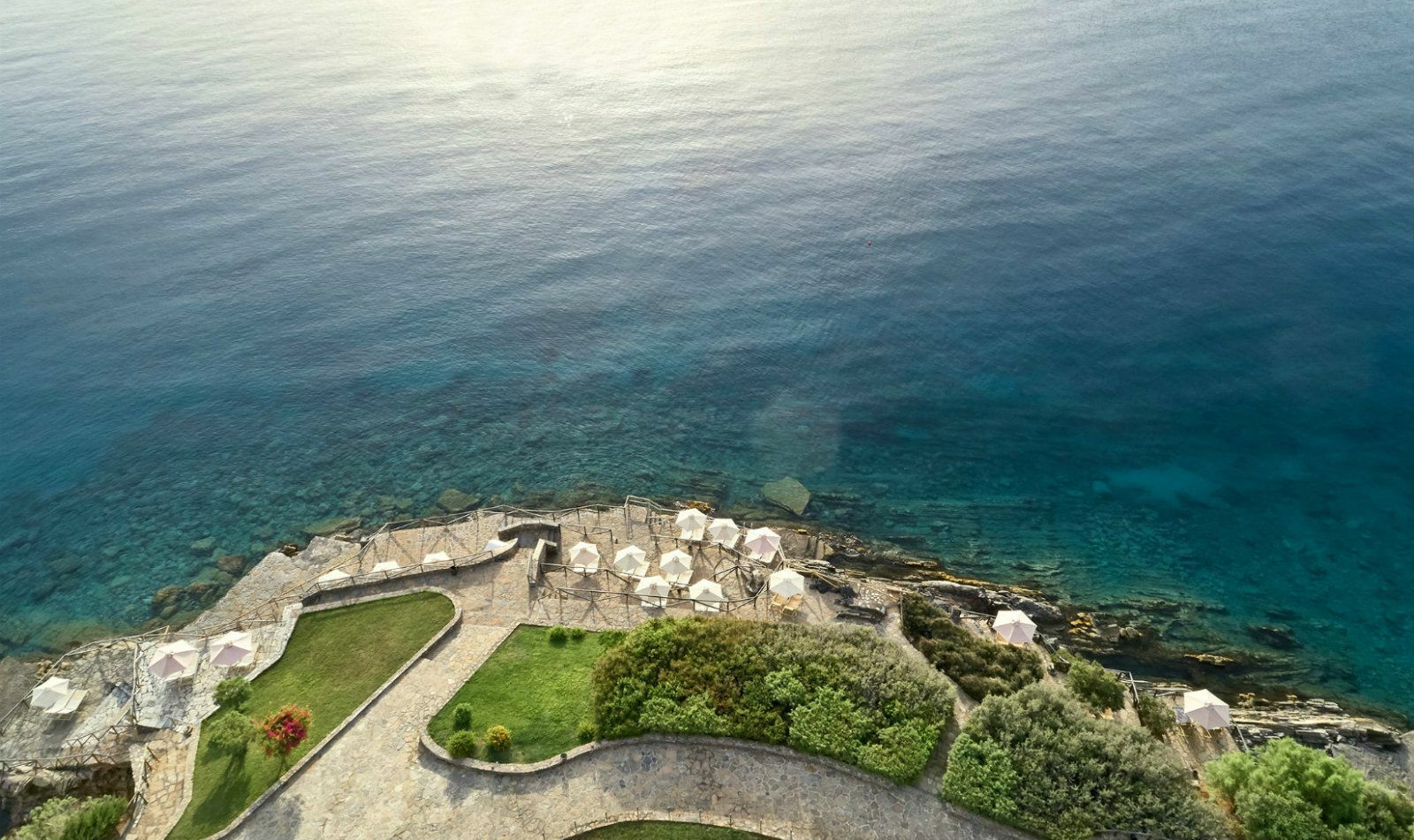 Minos Palace Resort - Adults Only Agios Nikolaos Exterior foto View of the sea from the Acropolis of Lindos